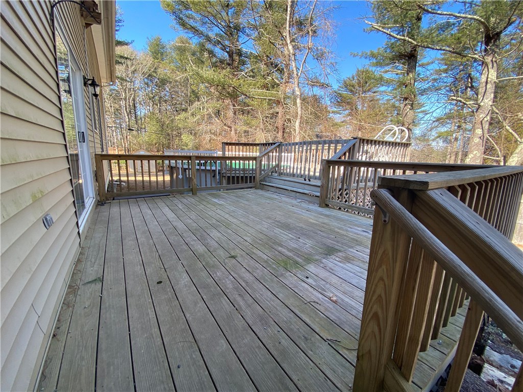 14 Provident Place Coventry, RI 02816 - Photo 26 of 28 Deck with above ground pool
