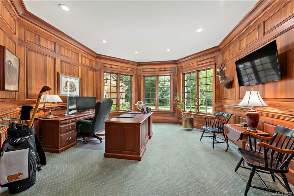 8333 Providence Road Charlotte, NC 28277 - Photo 15 of 47 a living room with furniture and a floor to ceiling window