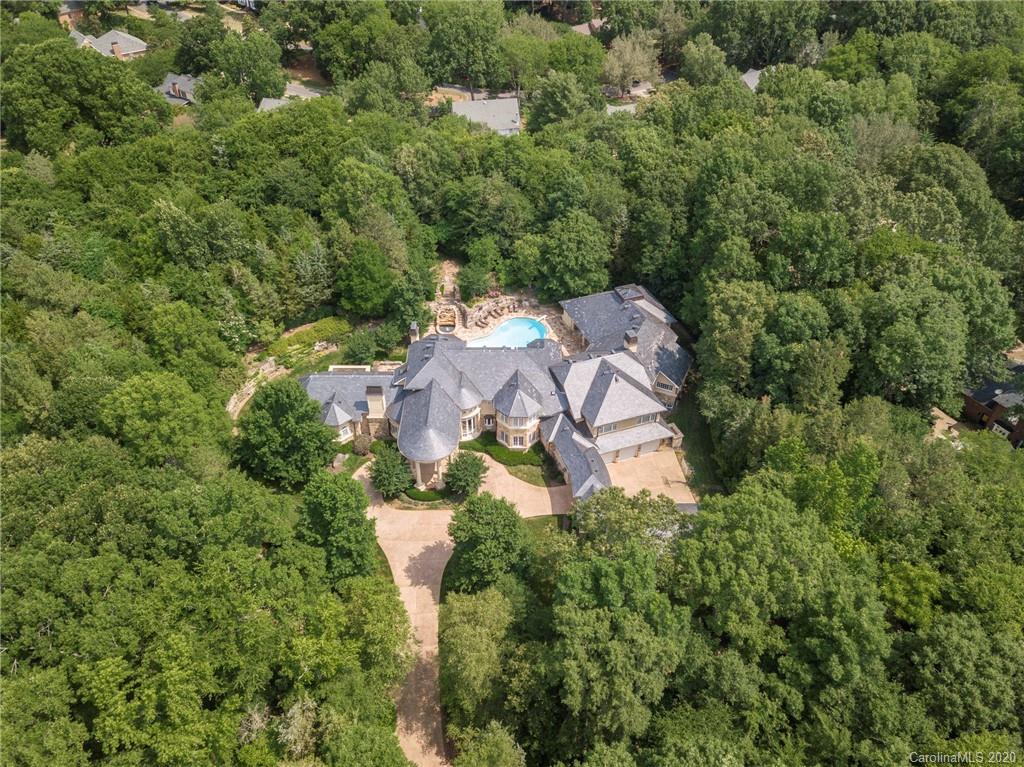 8333 Providence Road Charlotte, NC 28277 - Photo 46 of 47 an aerial view of residential house with outdoor space and trees all around