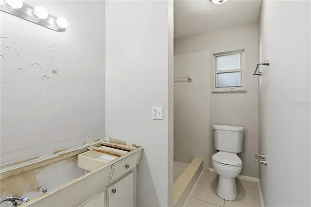 a backyard with garden