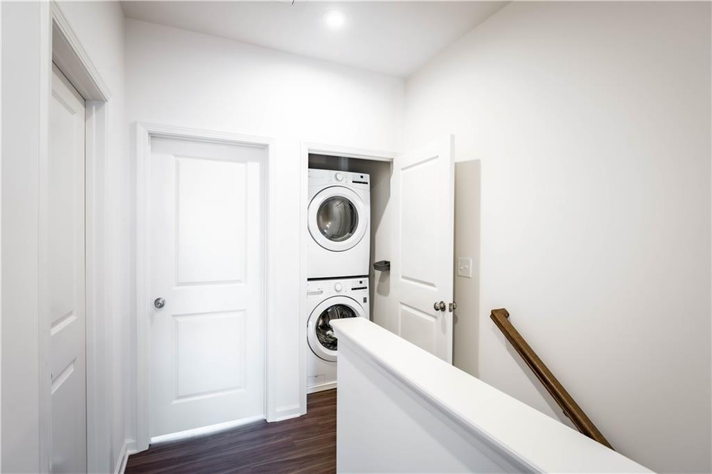 709 Needletail Way Atlanta, GA 30312 - Photo 14 of 29 a view of storage and utility room with washer and dryer