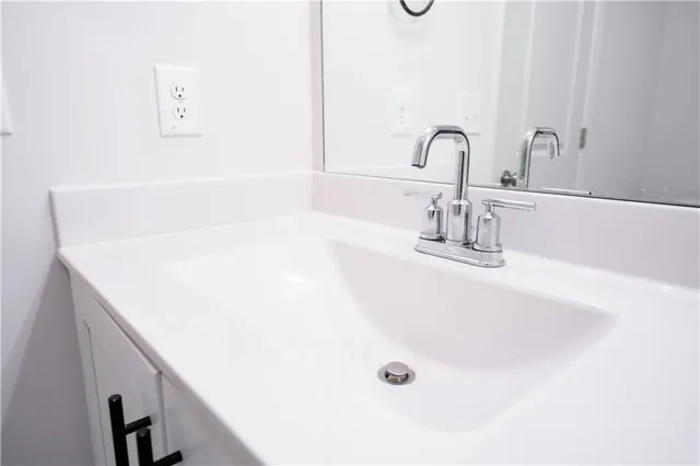 a view of a balcony with an outdoor space