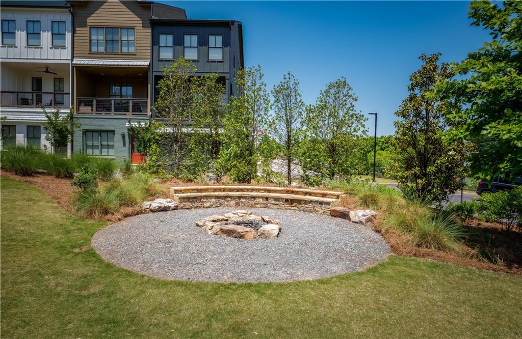709 Needletail Way Atlanta, GA 30312 - Photo 28 of 29 a view of a water fountain in front of a house