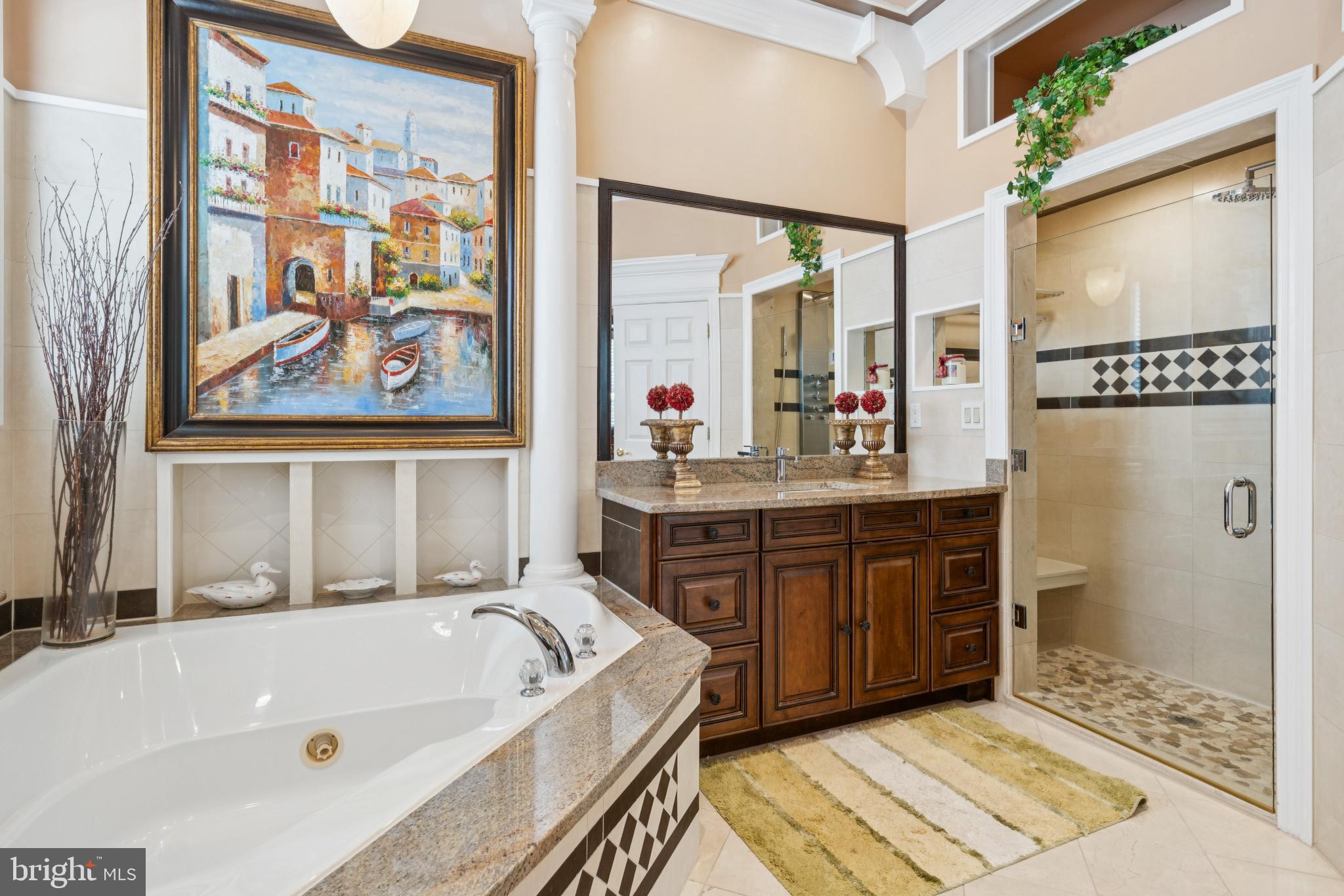 4 Running Brook Terrace Barnegat, NJ 08005 - Photo 18 of 28 Elegant primary bathroom with luxurious finishes.