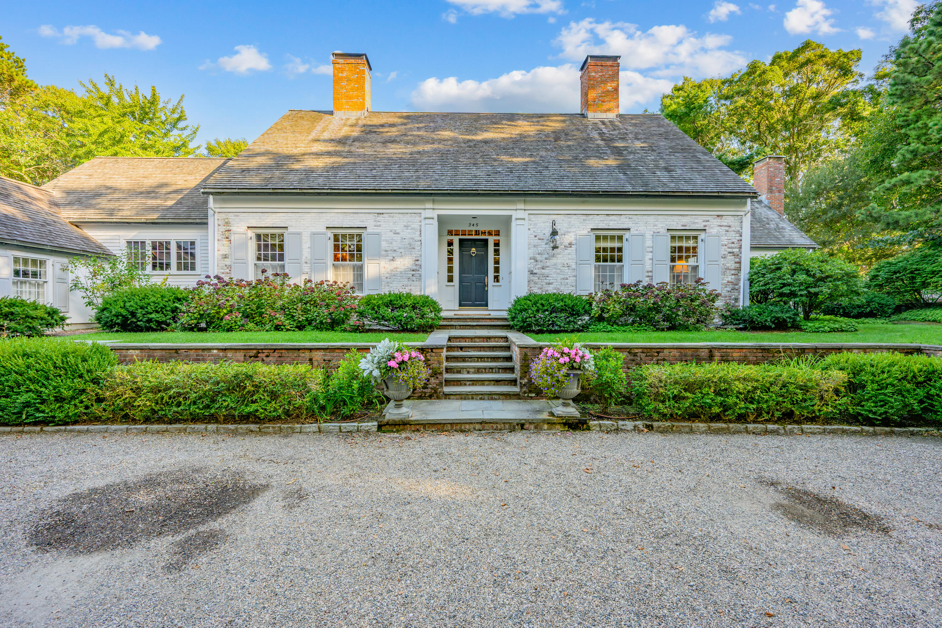 245 North Bay Road Osterville, MA 02655 - Photo 37 of 50 a front view of house with yard and green space