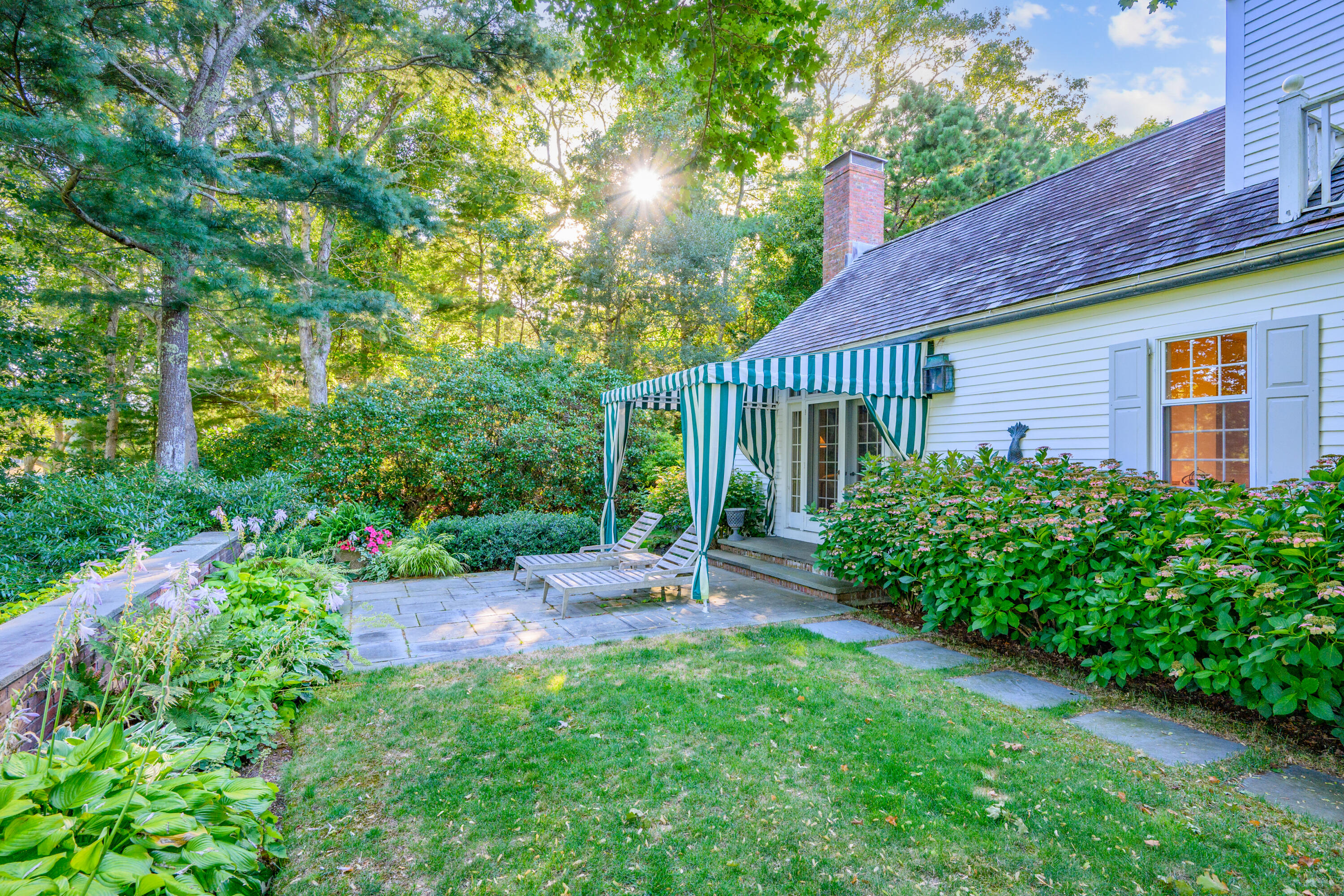 245 North Bay Road Osterville, MA 02655 - Photo 40 of 50 a house view with a garden space