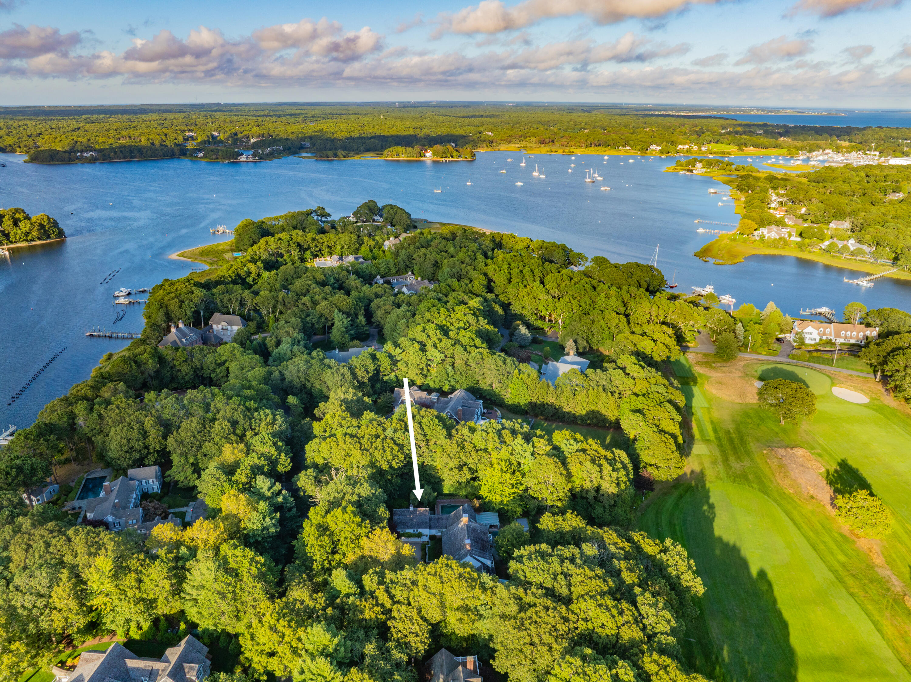 245 North Bay Road Osterville, MA 02655 - Photo 48 of 50 a view of a lake view