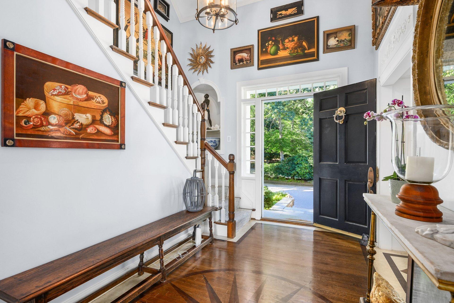 245 North Bay Road Osterville, MA 02655 - Photo 10 of 50 a view of an entryway with wooden floor