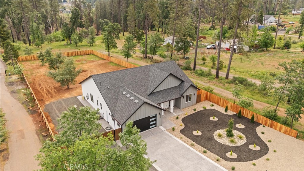 6006 Kibler Road Paradise, CA 95969 - Photo 41 of 43 an aerial view of a house with swimming pool