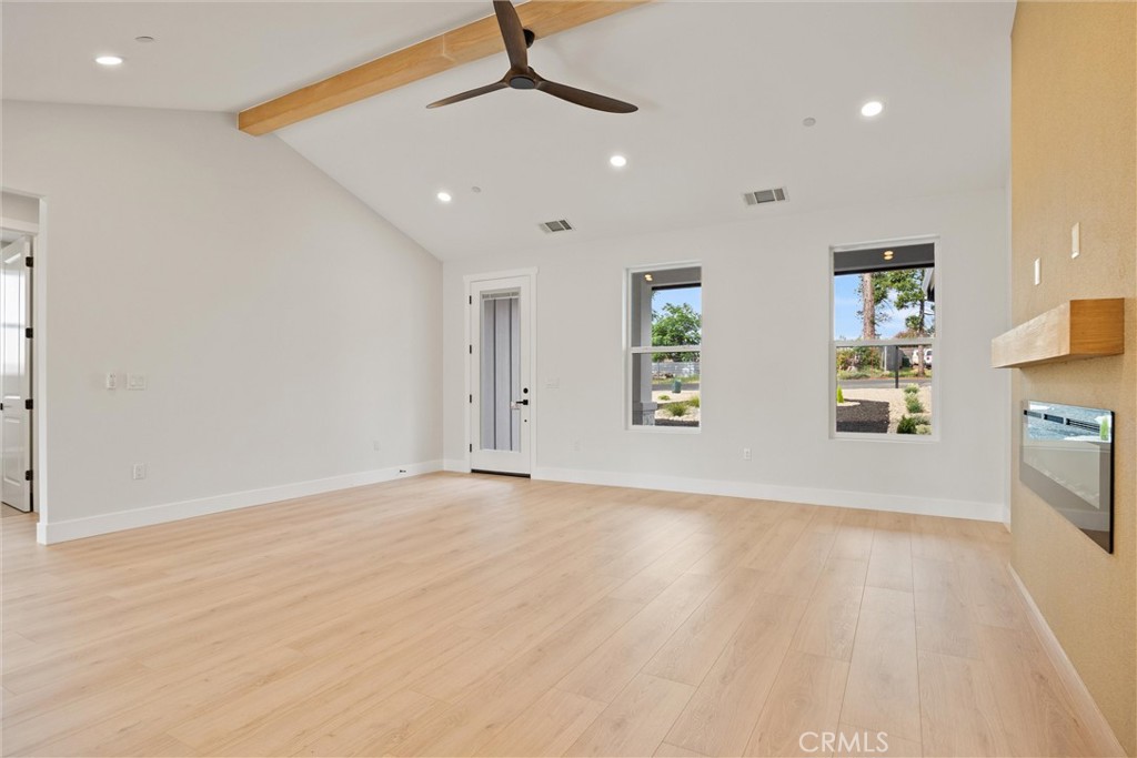 6006 Kibler Road Paradise, CA 95969 - Photo 10 of 43 wooden floor in an empty room with a window