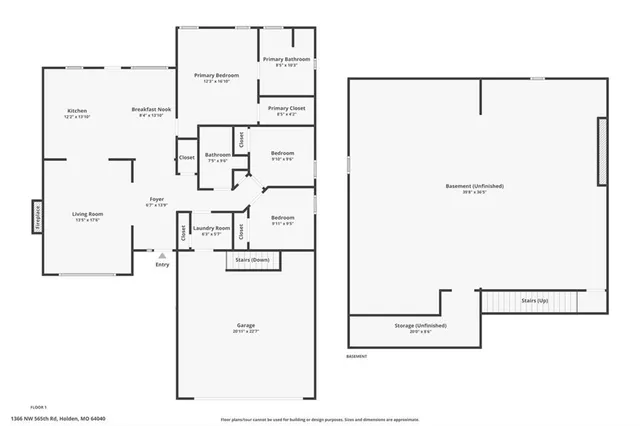$375,000 | 1366 Northwest 565th Road, Holden, MO 64040