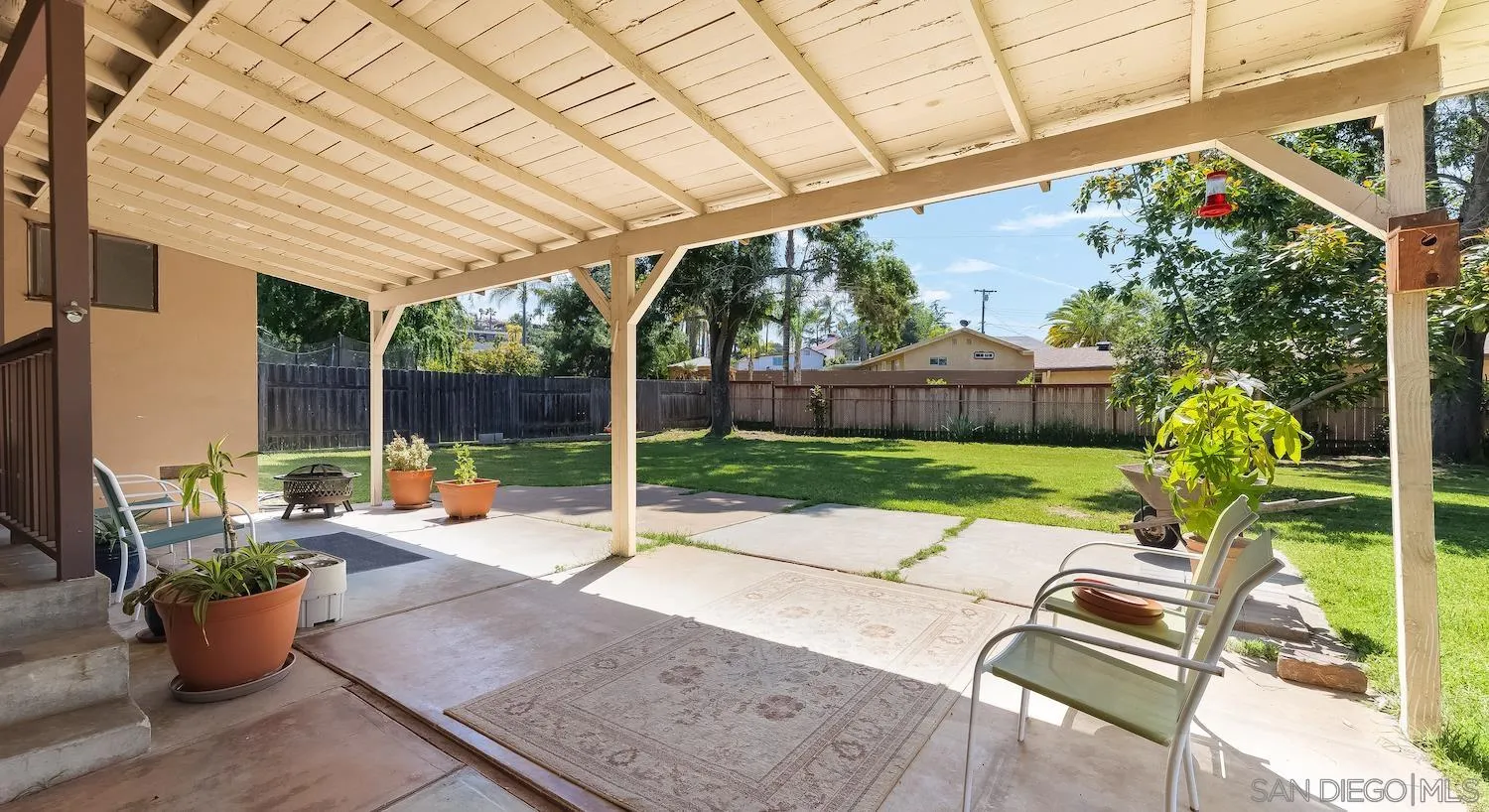 1003 Tiger Tail Road Vista, CA 92084 - Photo 5 of 22 a garden view with a seating space