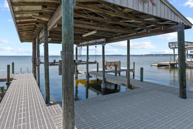 a view of balcony with seating space