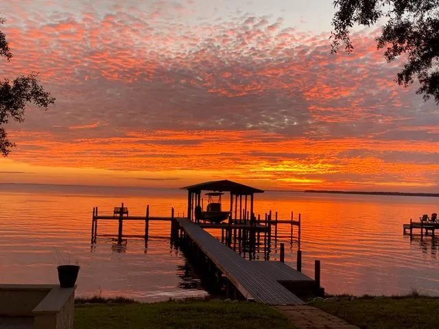 a view of ocean from a balcony