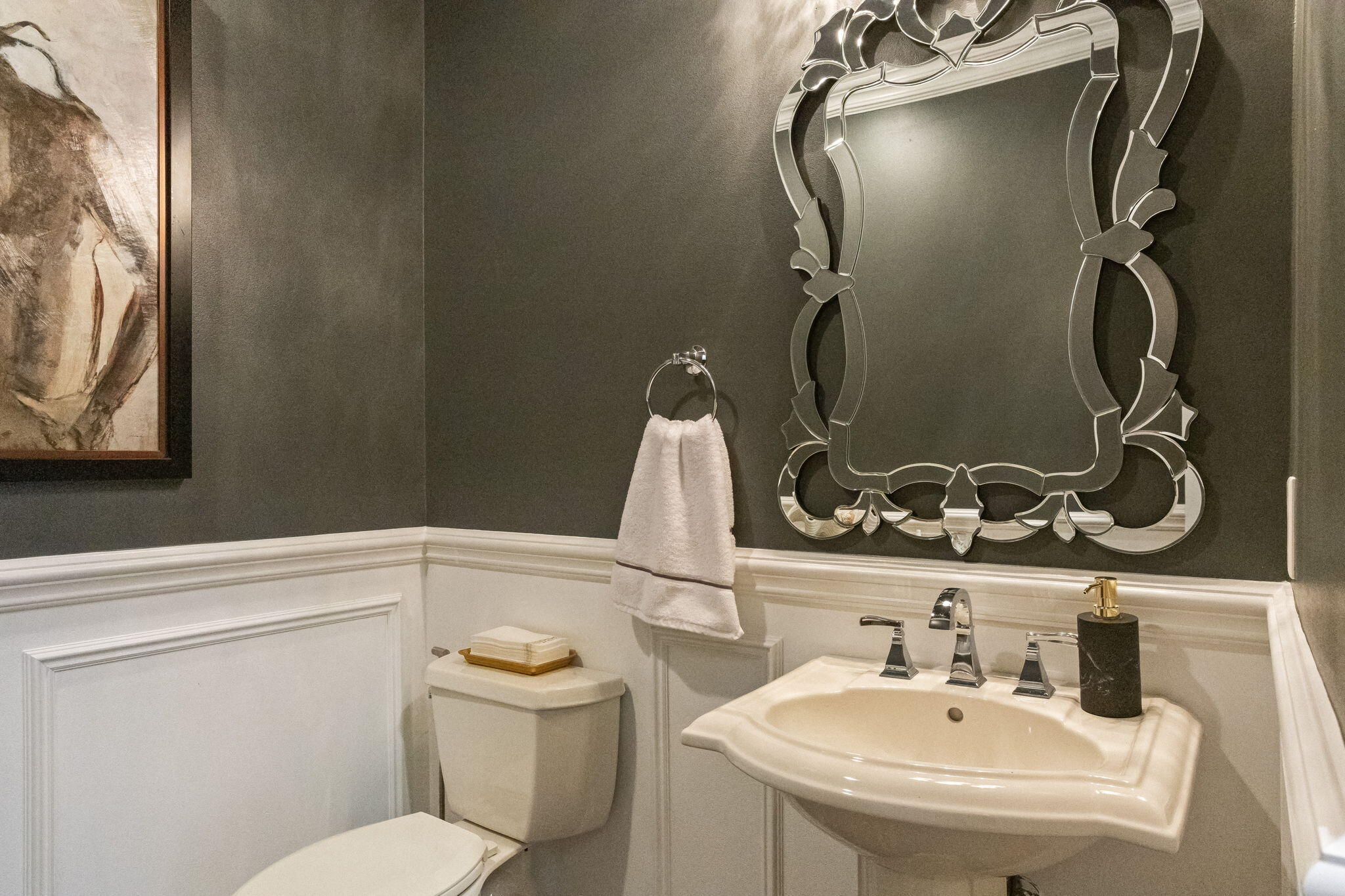 5550 Northeast Trieste Terrace Boca Raton, FL 33487 - Photo 12 of 36 Half Guest Bathroom