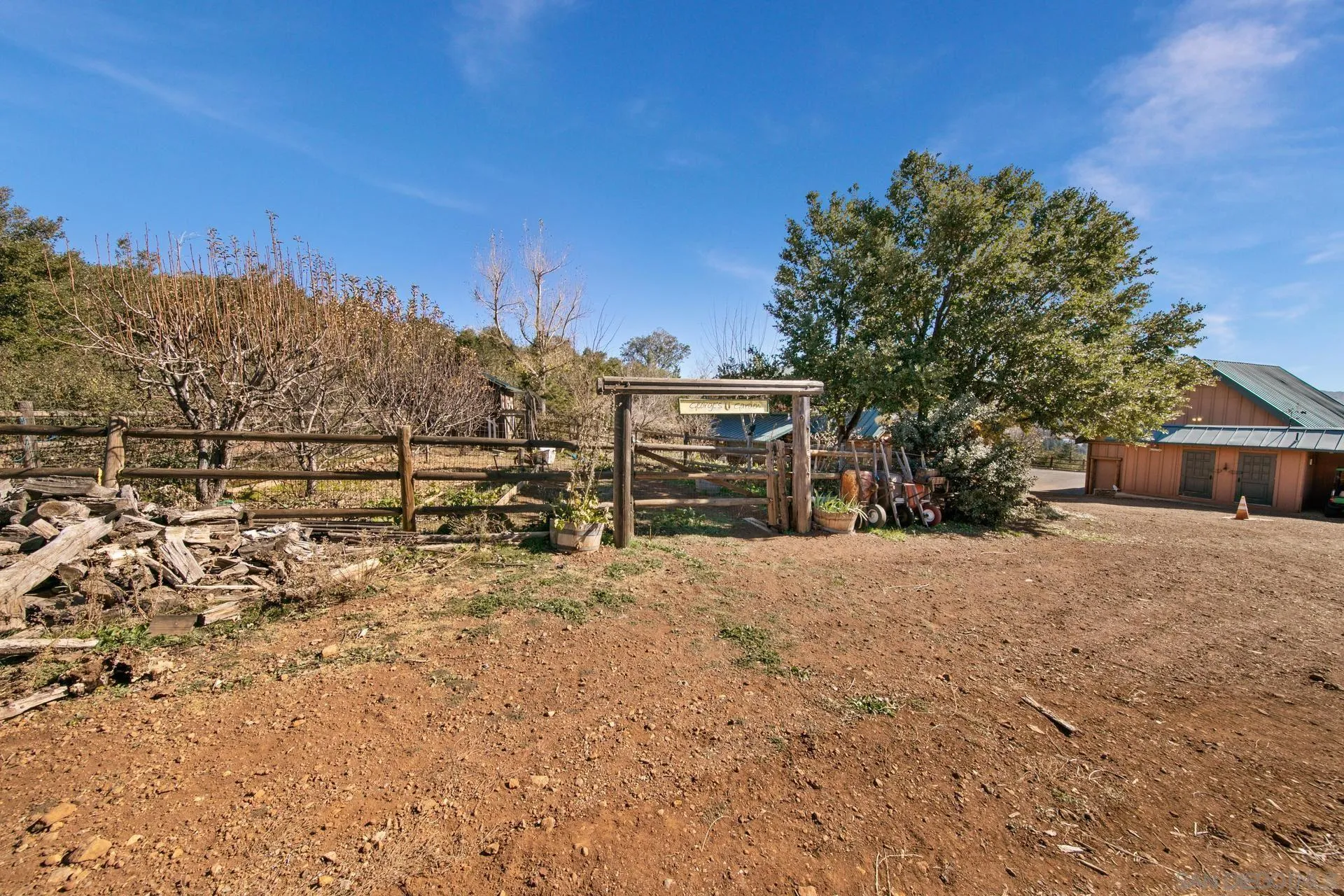 15484 Incapa Road Julian, CA 92036 - Photo 57 of 63 a view of a house with a snow in the yard