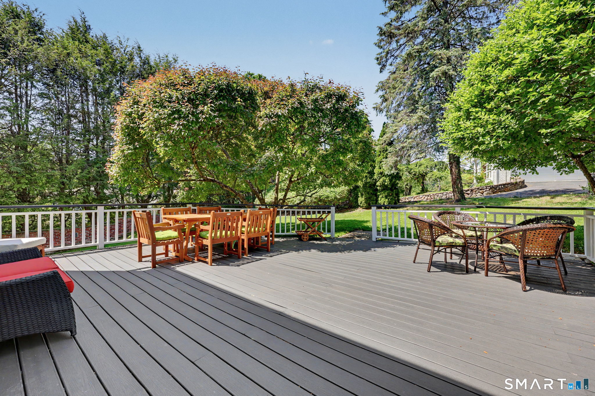 1100 Stillwater Road Stamford, CT 06902 - Photo 31 of 40 Back Deck - great space for outdoor enjoyment