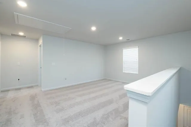 a view of an empty room