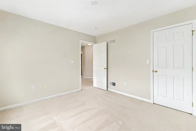 a view of an empty room