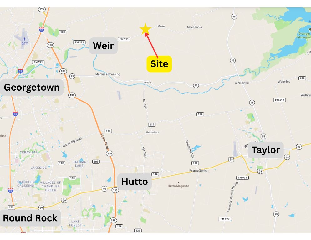 0 Fm 971 Granger, TX 76530 - Photo 2 of 2 Map / location