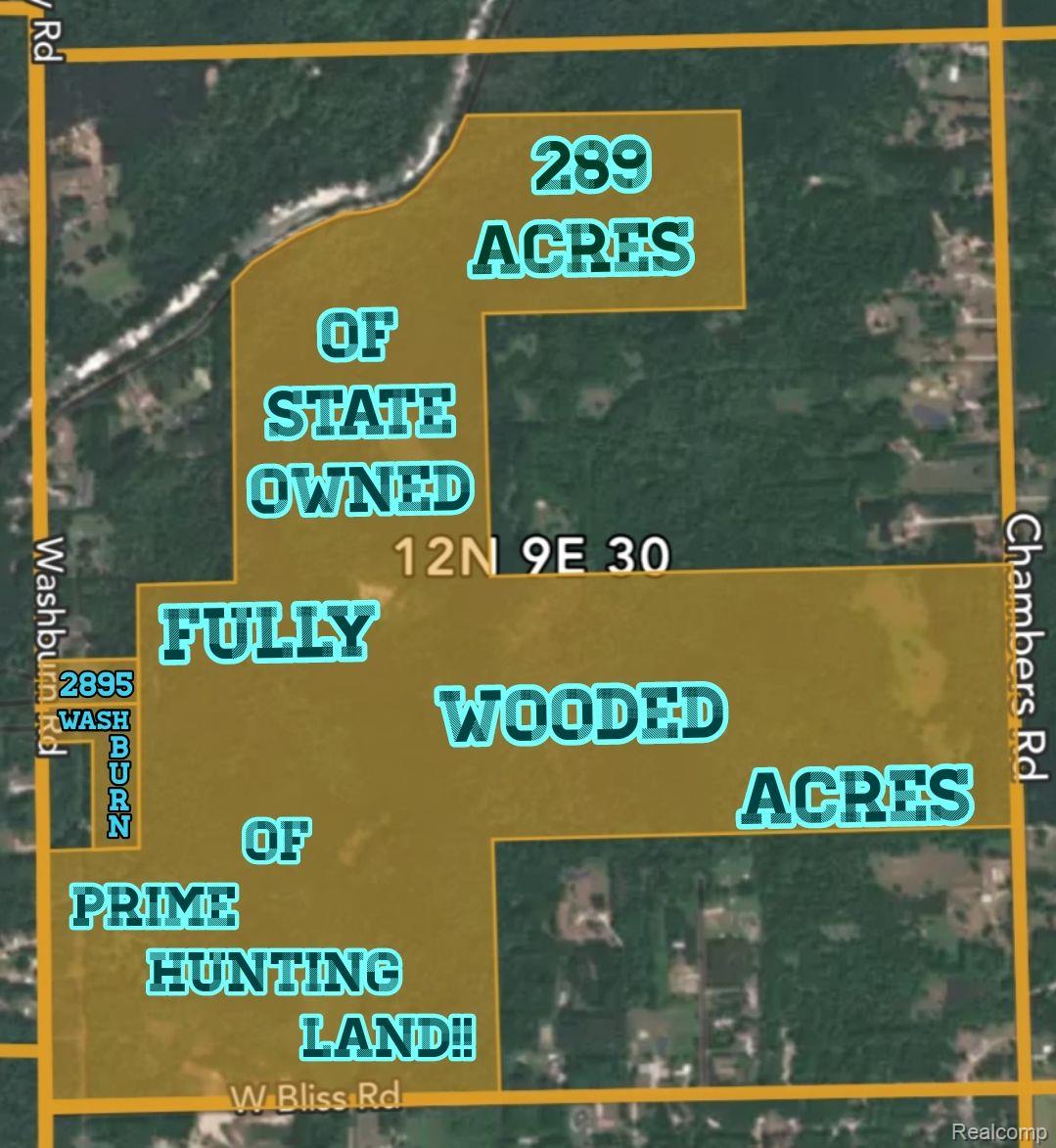 2895 Washburn Road Vassar, MI 48768 - Photo 26 of 26 State Game Area to rear and side of the property.