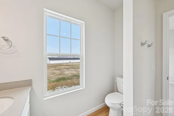 a bathroom with a toilet