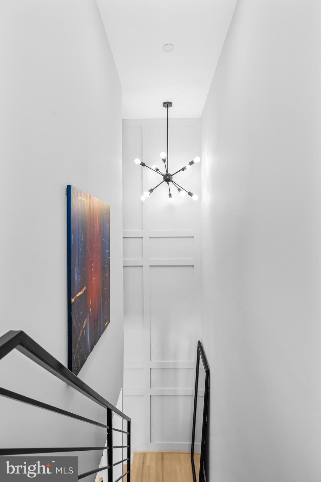 1915 H Street Northeast, Unit PH1 Washington, DC 20002 - Photo 6 of 21 a view of hallway with chandelier