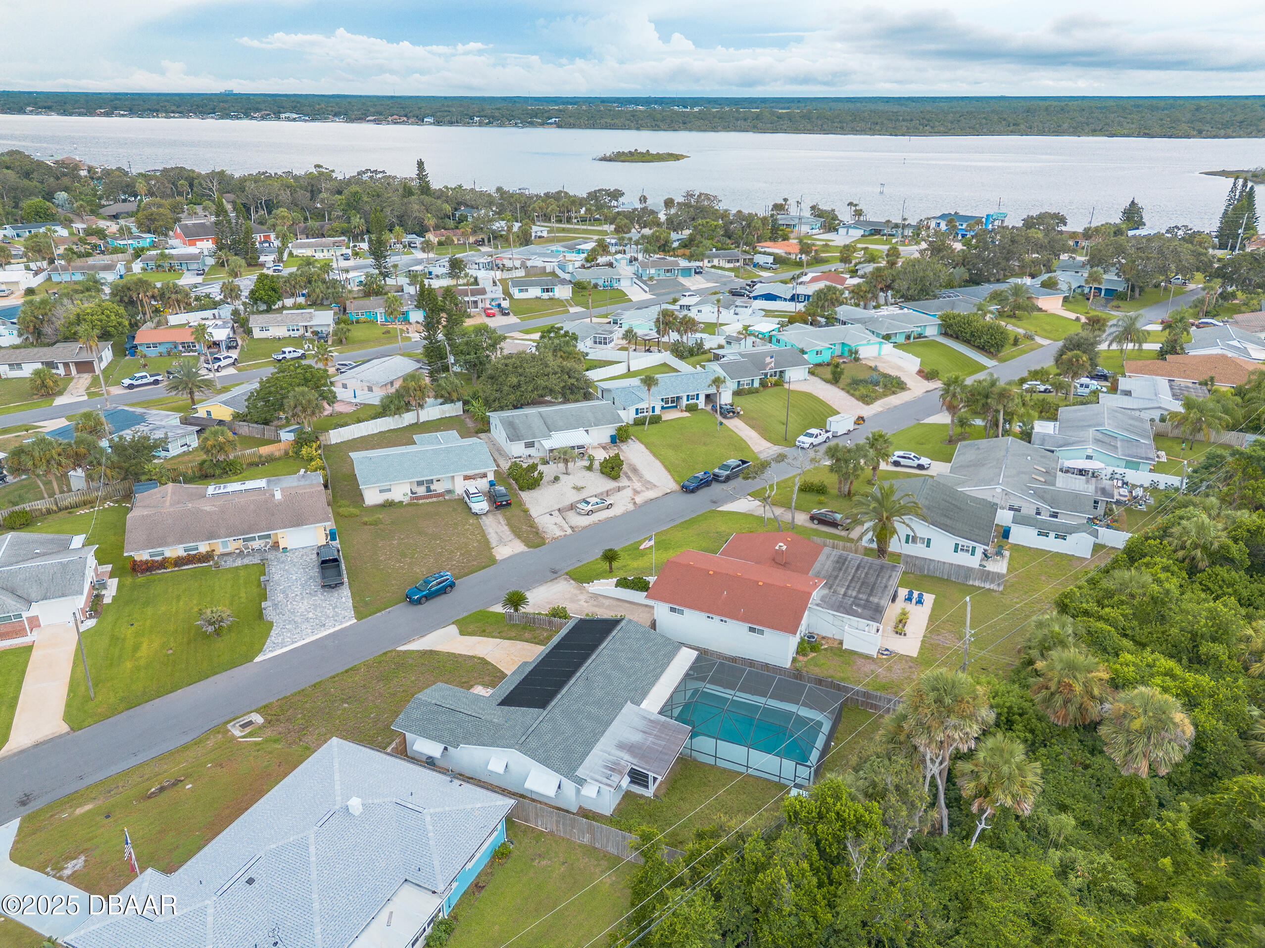 45 Rivocean Drive Ormond Beach, FL 32176 - Photo 35 of 37 an aerial view of residential houses with outdoor space