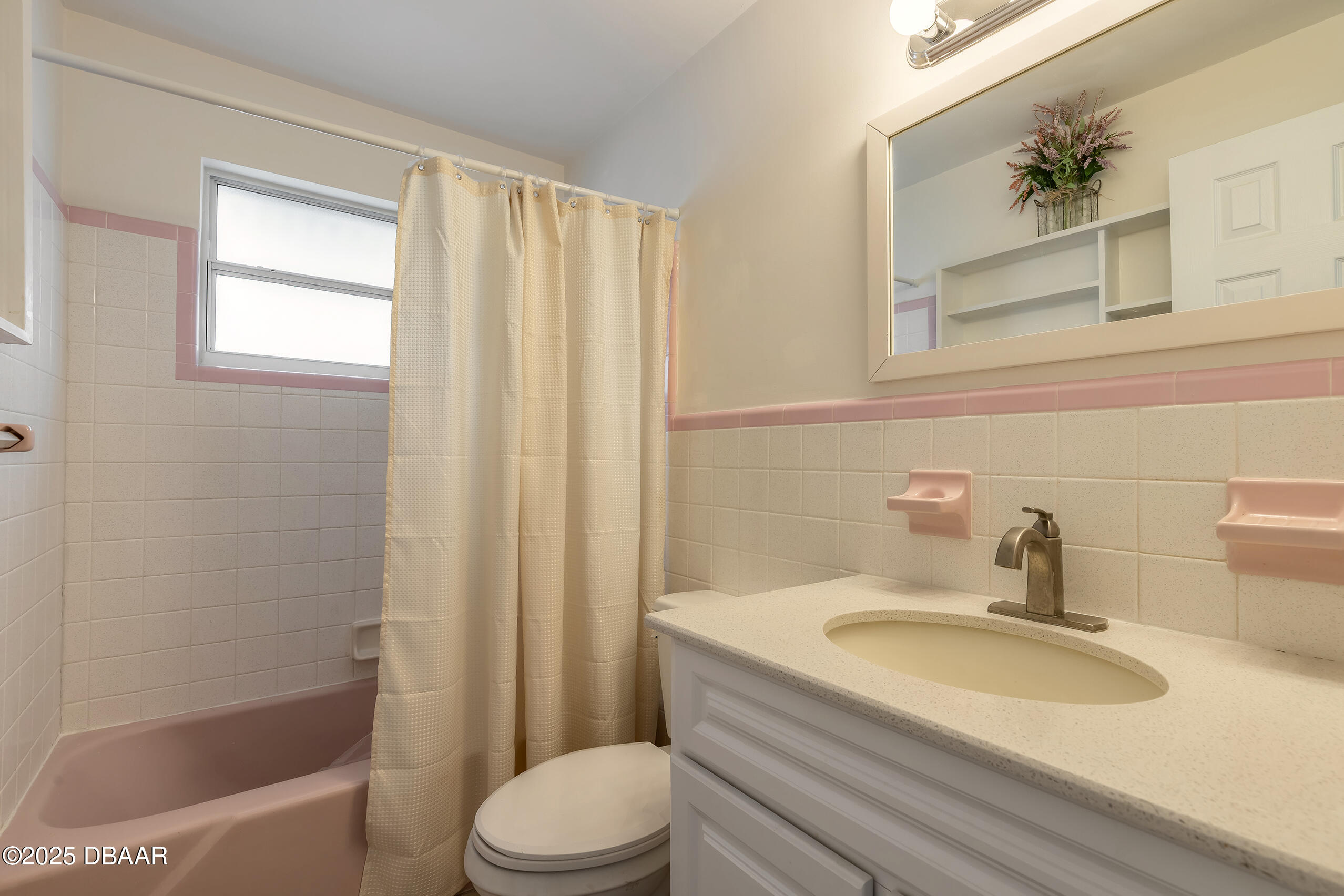 45 Rivocean Drive Ormond Beach, FL 32176 - Photo 6 of 37 a bathroom with a granite countertop sink toilet and shower