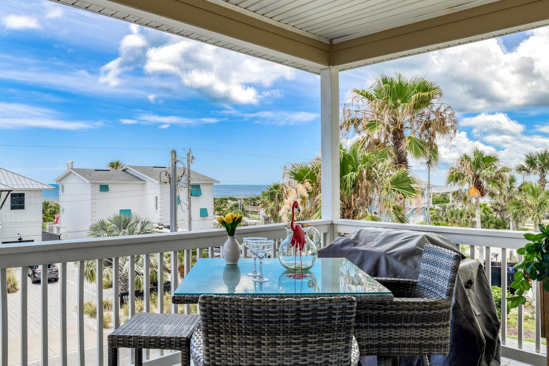 5067 Atlantic View St. Augustine, FL 32080 - Photo 35 of 47 a view of a balcony with furniture