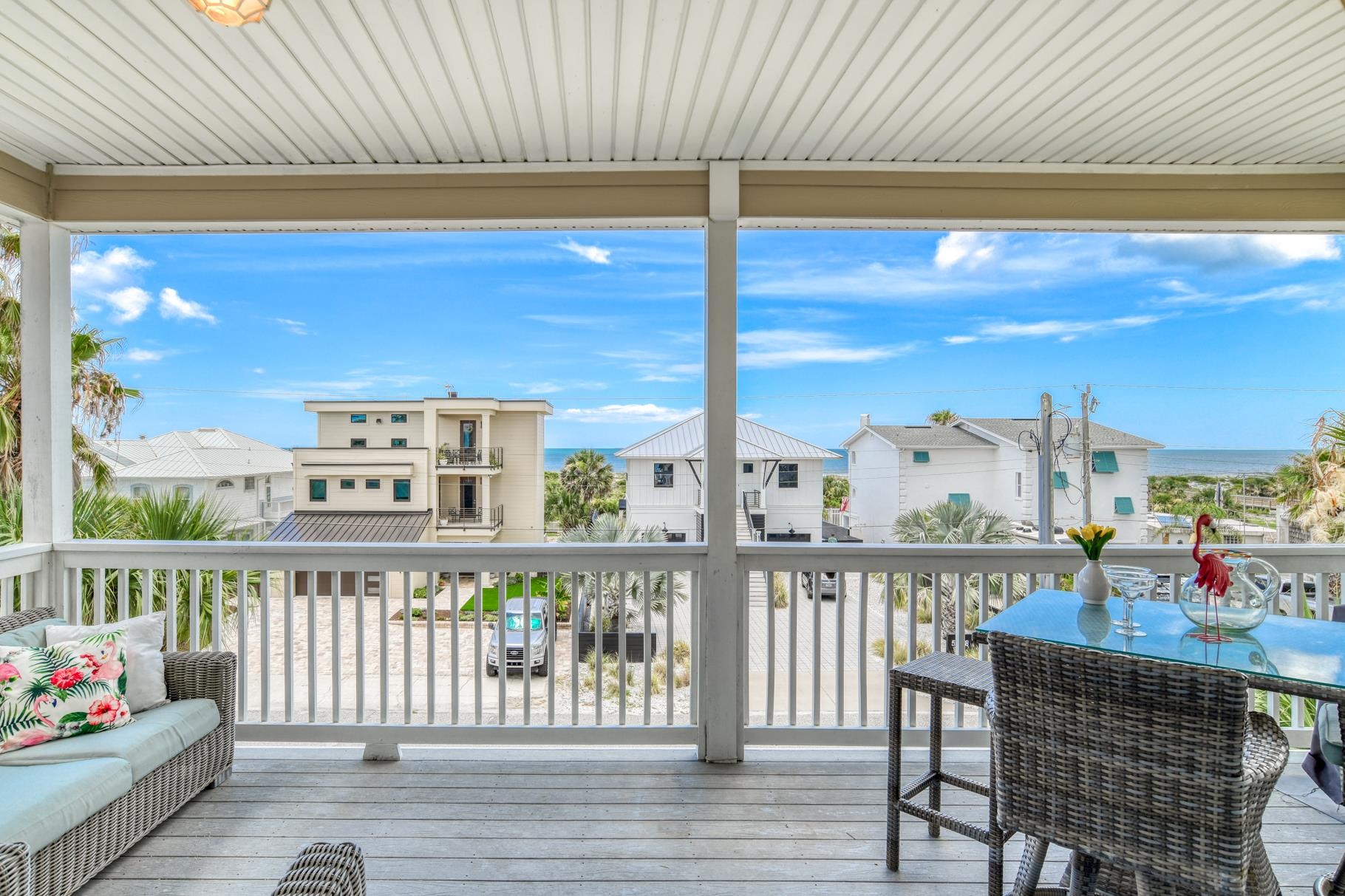 5067 Atlantic View St. Augustine, FL 32080 - Photo 36 of 47 a view of a balcony with furniture