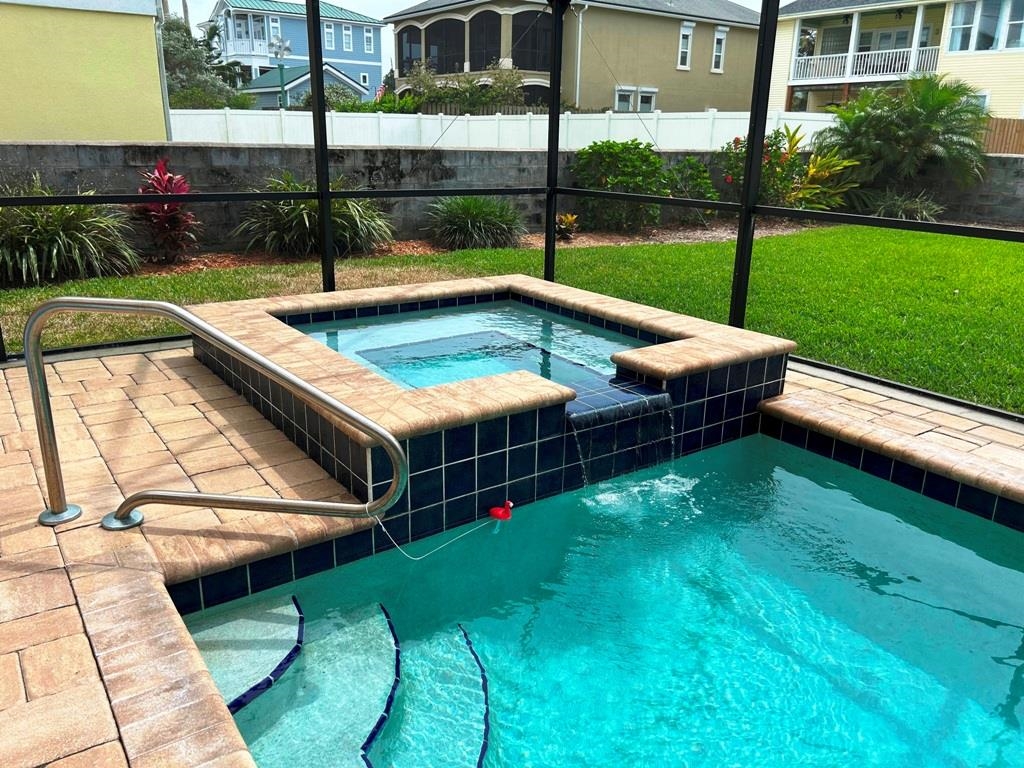 5067 Atlantic View St. Augustine, FL 32080 - Photo 39 of 47 a view of yard with swimming pool and green space
