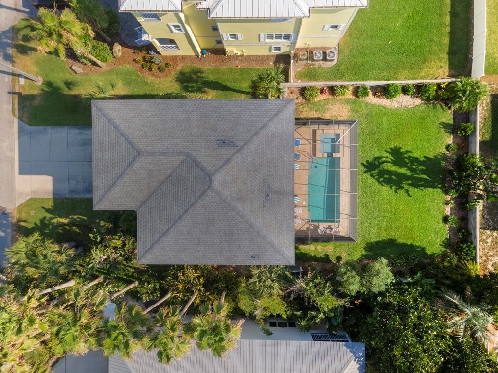 5067 Atlantic View St. Augustine, FL 32080 - Photo 44 of 47 an aerial view of a house with a yard basket ball court and a basket ball court