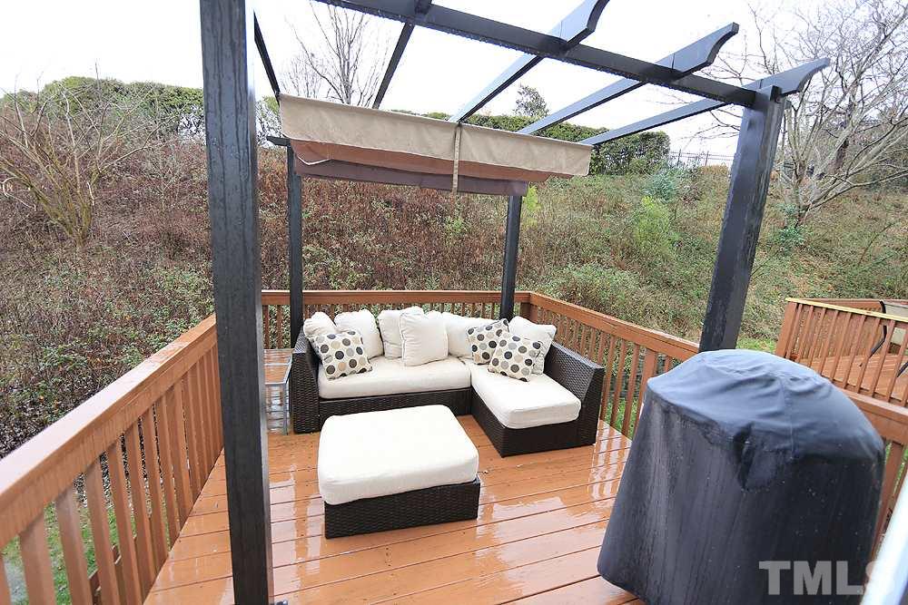 5413 Echo Ridge Road Raleigh, NC 27612 - Photo 18 of 29 With pergola and custom awning