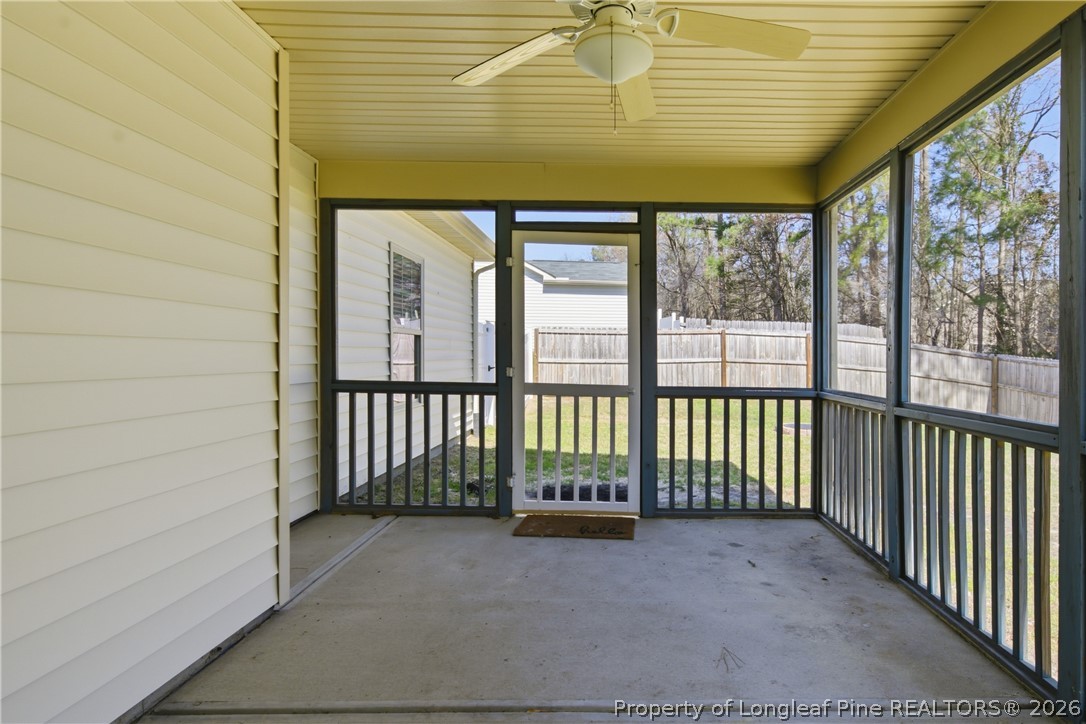 415 Colonist Place Cameron, NC 28326 - Photo 39 of 49 a view of a porch with wooden floor