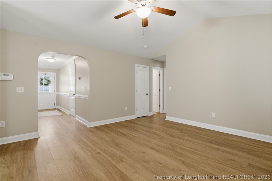 415 Colonist Place Cameron, NC 28326 - Photo 9 of 49 wooden floor in an empty room with a window