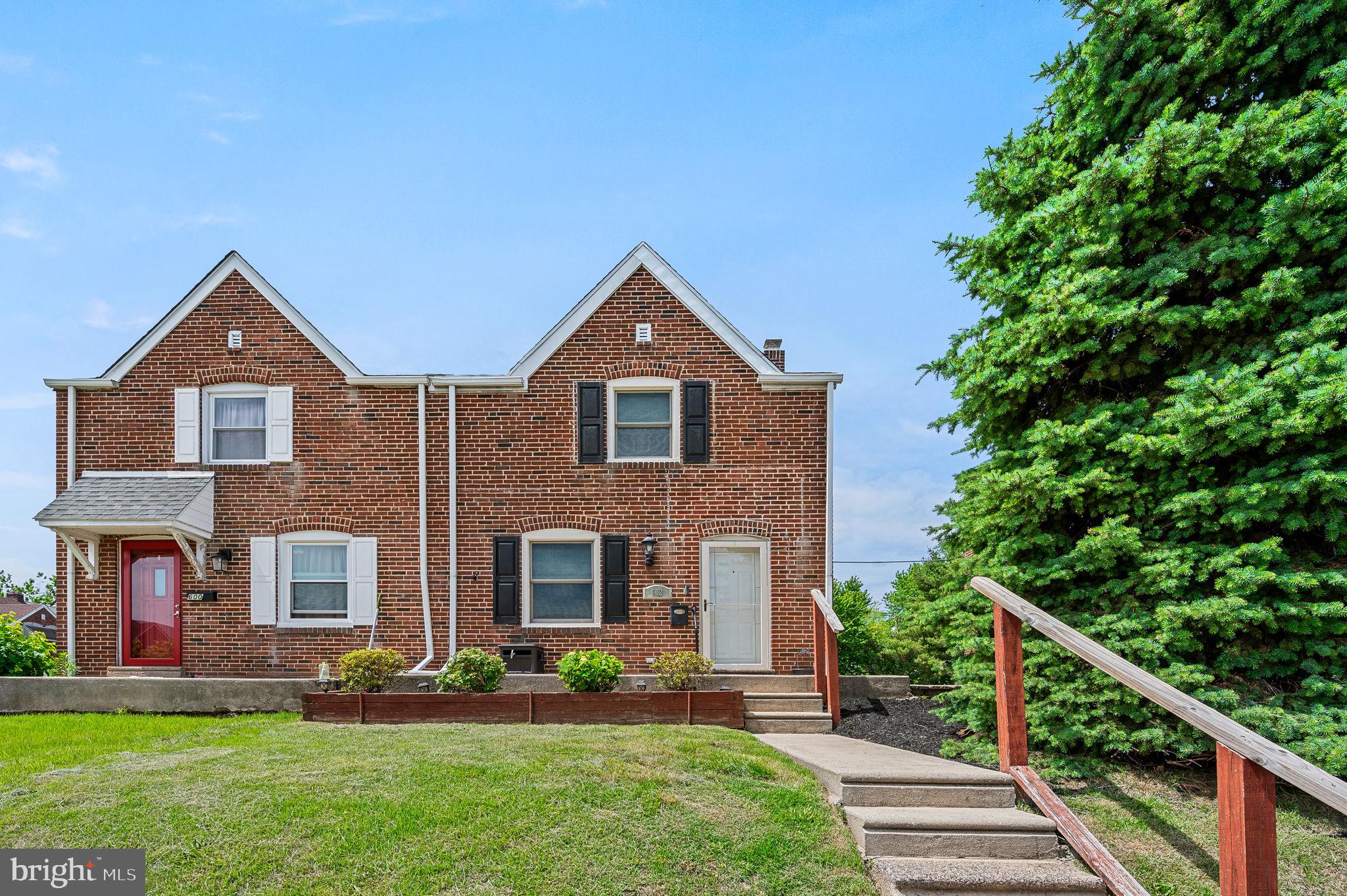 602 Braxton Road Ridley Park, PA 19078 - Photo 1 of 36 Front Lawn and Private Entrance