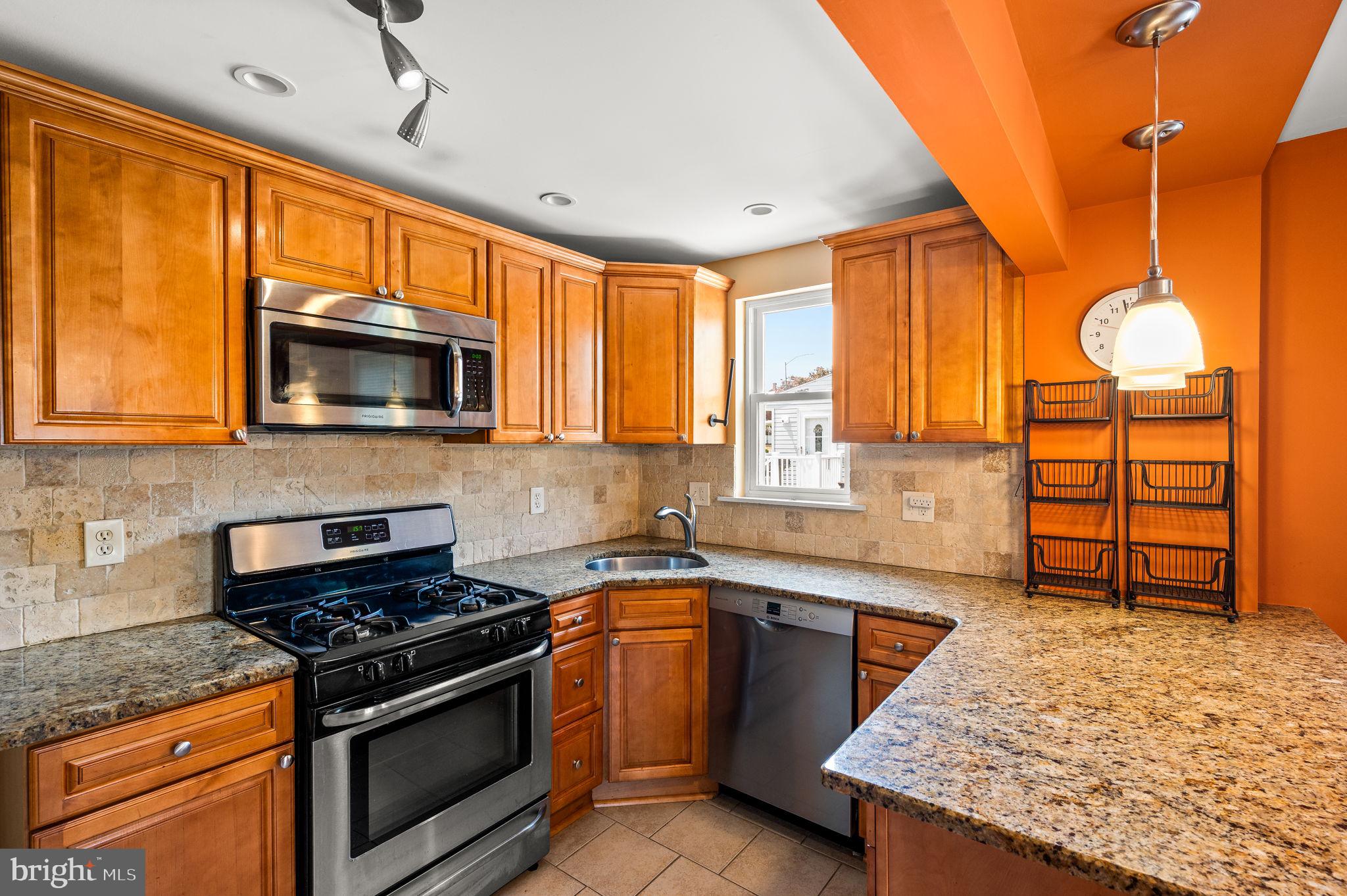 602 Braxton Road Ridley Park, PA 19078 - Photo 12 of 36 Updated Kitchen with Ample Cabinets