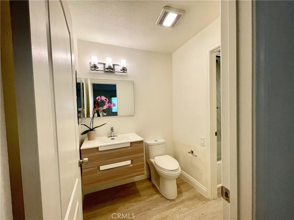 352 Y Place, Unit B Laguna Beach, CA 92651 - Photo 14 of 20 a bathroom with a sink toilet and shower