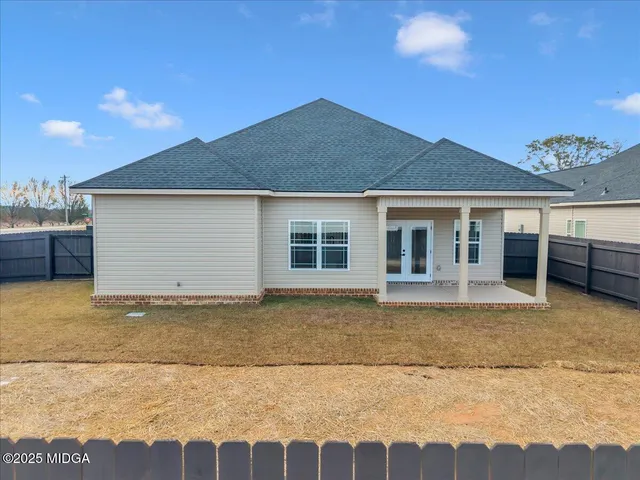 a house with a outdoor space