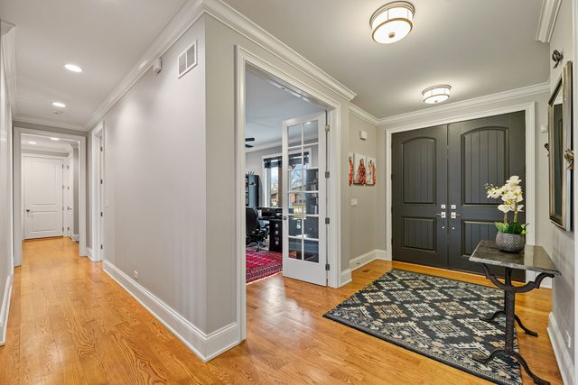 a bathroom with a tub and shower