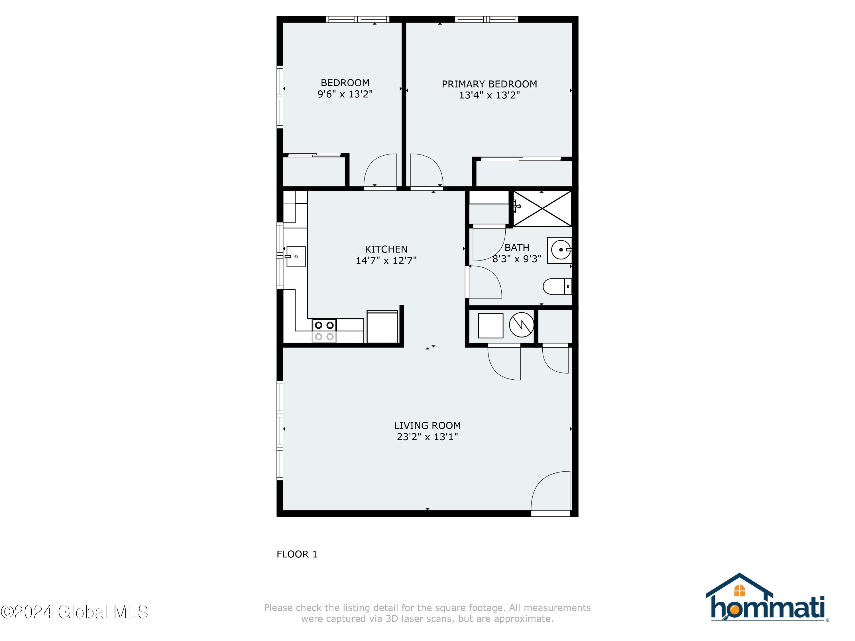 1047 Broadway, Unit 7 Rensselaer, NY 12144 - Photo 32 of 32 Floor Plan 1311 Broadway Unit 11, Rensse