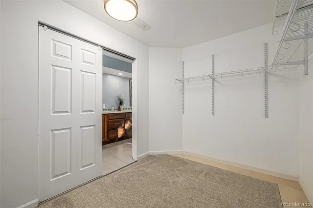 a view of empty room