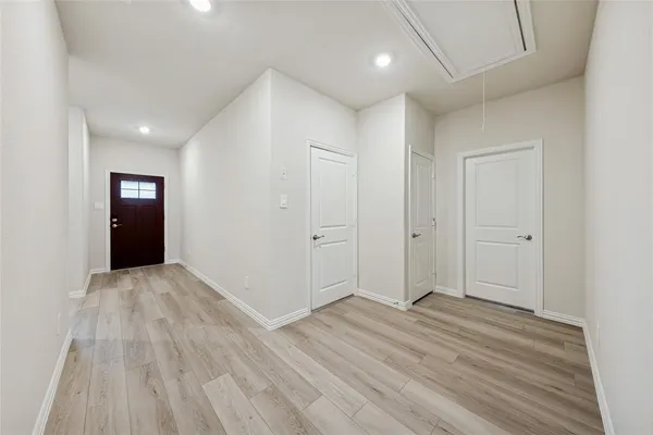 a view of empty room