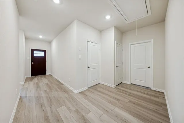 a view of empty room