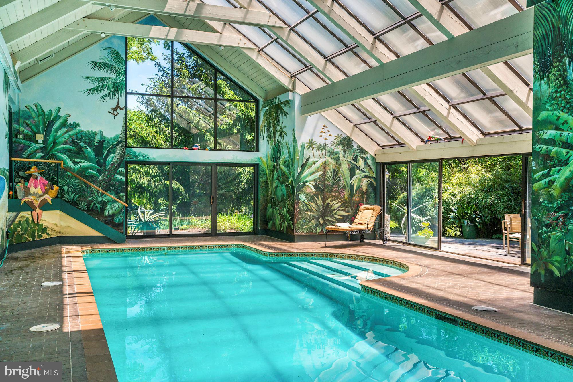 2410 Stone Mill Road Baltimore, MD 21208 - Photo 12 of 30 Indoor Pool w/ Windowed Ceiling