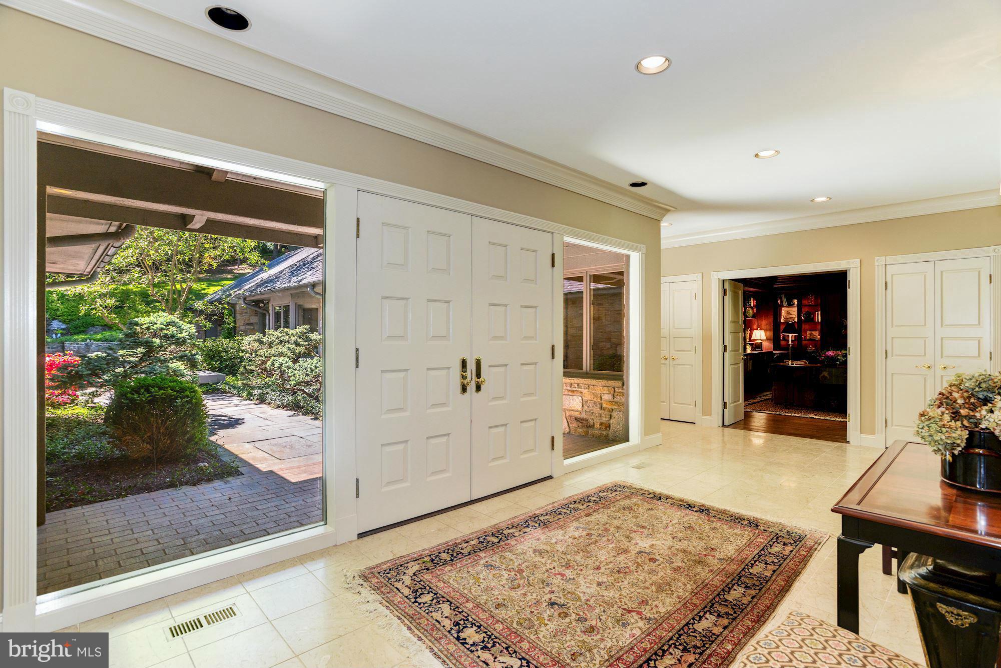 2410 Stone Mill Road Baltimore, MD 21208 - Photo 3 of 30 Foyer w/ Honed Marble Tile Flooring