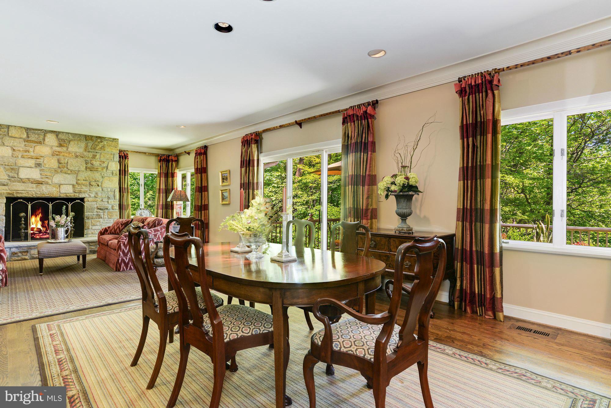 2410 Stone Mill Road Baltimore, MD 21208 - Photo 6 of 30 Dining Room Open to Living Room