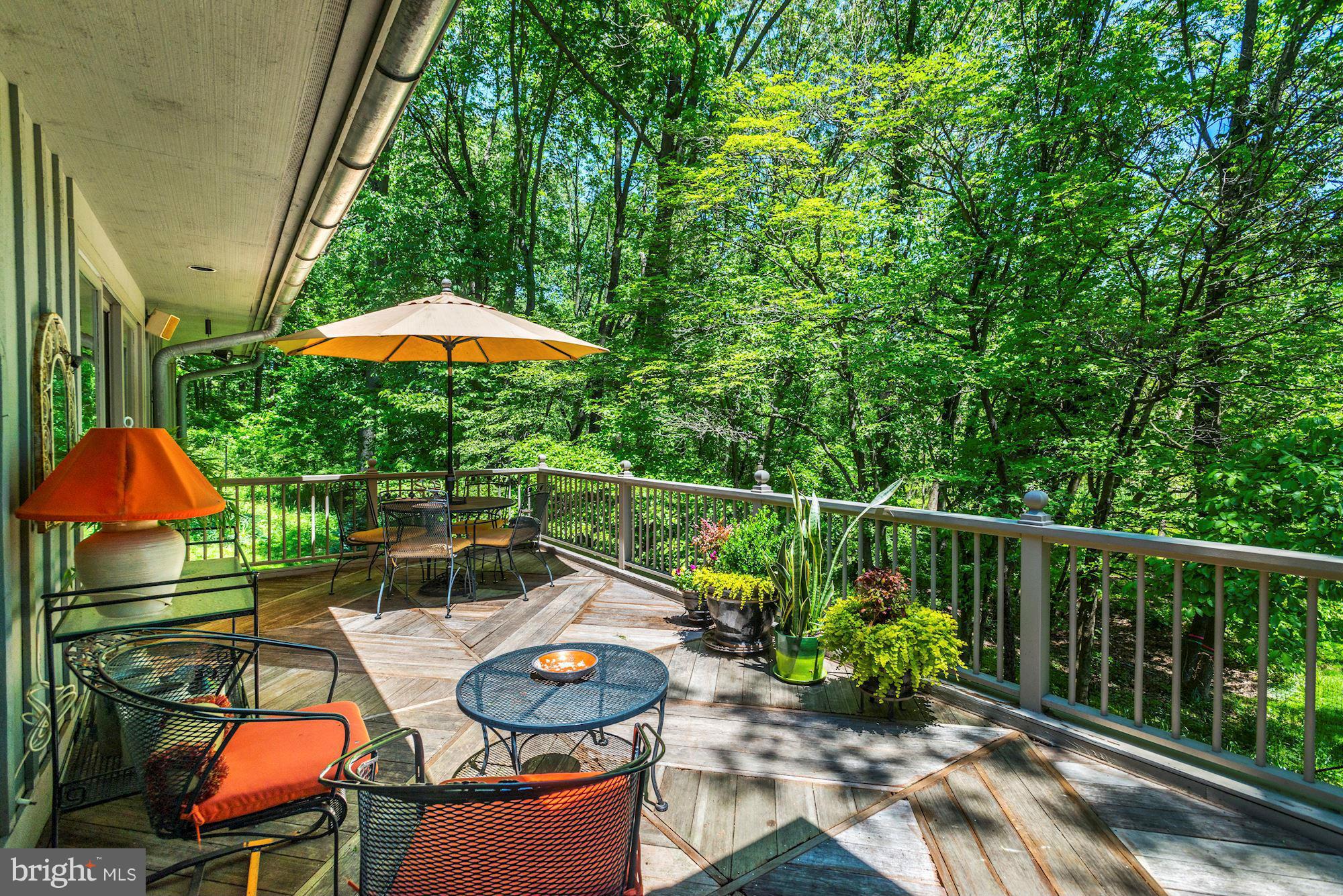 2410 Stone Mill Road Baltimore, MD 21208 - Photo 8 of 30 Private Deck off Dining Room