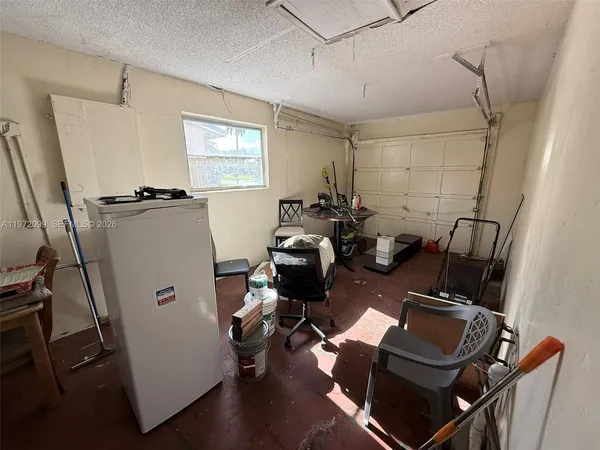 a room with storage and utility